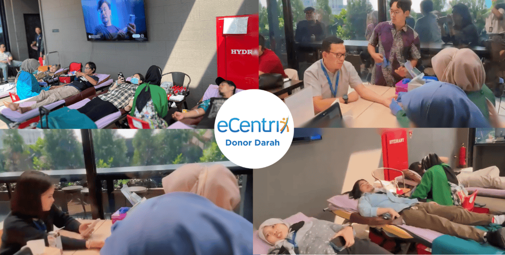 Kegiatan Donor Darah eCentrix pada Kamis, 19 Juli 2024 lalu